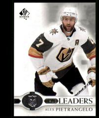 Alex Pietrangelo Hockey Cards 2020 SP Authentic True Leaders Prices