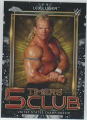 Lex Luger [Black Refractor] Wrestling Cards 2021 Topps Chrome WWE 5 Timers Club Prices