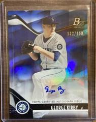 George Kirby [Blue] Baseball Cards 2021 Bowman Platinum Top Prospects Prices