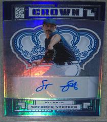 Spencer Strider #C-SS Baseball Cards 2022 Panini Capstone Crown Autographs Prices