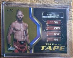 Jiri Prochazka [Gold Refractor] #TFT-20 Ufc Cards 2024 Topps Chrome UFC Tale of the Tape Prices