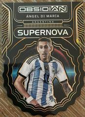 Angel Di Maria [Orange] #1 Soccer Cards 2022 Panini Obsidian Supernova Prices