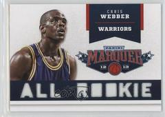 Chris Webber Basketball Cards 2012 Panini Marquee All-Rookie Team Prices