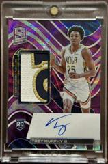 Trey Murphy III [Jersey Autograph Purple Wave] #211 Basketball Cards 2021 Panini Spectra Prices