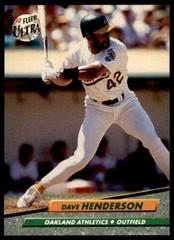 David Henderson Baseball Cards 1992 Ultra Prices