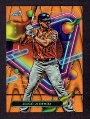 Jose Abreu [Orange Galactic] #4 Baseball Cards 2023 Topps Cosmic Chrome Prices