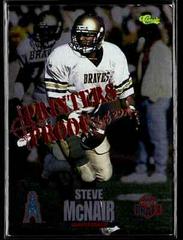 Steve McNair [Printer's Proof Silver] Football Cards 1995 Classic NFL Rookies Prices