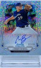 Corbin Burnes [Speckle] #CB Baseball Cards 2019 Bowman Sterling Rookie Autographs Prices