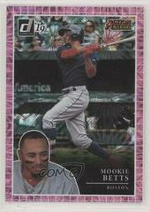 Mookie Betts [Pink Firework] Baseball Cards 2019 Panini Donruss Action All Stars Prices