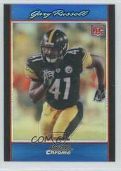 Gary Russell [Blue Refractor] Football Cards 2007 Bowman Chrome Prices