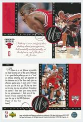 Michael Jordan #VP8 Basketball Cards 1996 Upper Deck Jordan's Viewpoints Prices