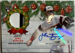Jake Burger #WHAR-JB Baseball Cards 2022 Topps Holiday Autograph Relics Prices