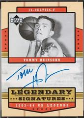 Tommy Heinsohn Legendary Signatures Basketball Cards 2003 Upper Deck Legends Legendary Signatures Prices