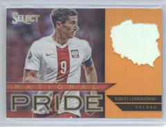 Robert Lewandowski [Orange Prizm] Soccer Cards 2015 Panini Select National Pride Prices