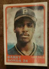 Barry Bonds #119 Baseball Cards 1988 Sportflics Prices
