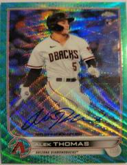 Alek Thomas [Aqua] #RA-AT Baseball Cards 2022 Topps Chrome Rookie Autographs Prices