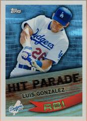 Luis Gonzalez #HP18 Baseball Cards 2007 Topps Hit Parade Prices