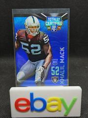 Khalil Mack [Mirror Platinum Blue] #191 Football Cards 2014 Panini Totally Certified Prices