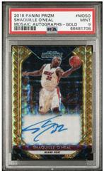 Shaquille O'Neal [Gold] Basketball Cards 2018 Panini Prizm Mosaic Autographs Prices