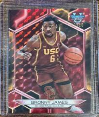 Bronny James [Geometric Red Refractor] #92 Basketball Cards 2023 Bowman Best University Prices