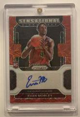 Evan Mobley [Choice Prizm] Basketball Cards 2021 Panini Prizm Sensational Signatures Prices