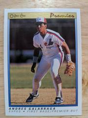 Andres Galarraga #48 Baseball Cards 1991 O Pee Chee Premier Prices