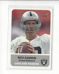Rich Gannon [Tiffany] #10 Football Cards 2002 Fleer Prices