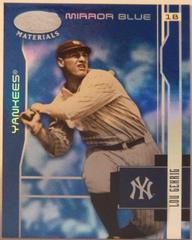 Lou Gehrig [Mirror Blue] #202 Baseball Cards 2003 Leaf Certified Materials Prices