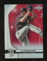MacKenzie Gore [Red Refractor] Baseball Cards 2020 Bowman Sterling Prices