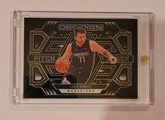 Luka Doncic [Yellow] Basketball Cards 2021 Panini Obsidian Pitch Black Prices