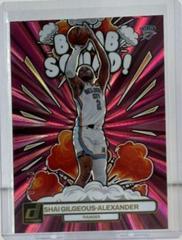 Shai Gilgeous Alexander [Pink] #10 Basketball Cards 2023 Panini Donruss Bomb Squad Prices