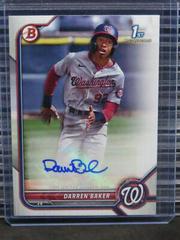 Darren Baker Baseball Cards 2022 Bowman Paper Prospect Autographs Prices