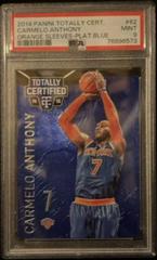 Carmelo Anthony Black Sleeves Platinum Blue Basketball Cards 2014 Panini Totally Certified Prices