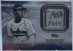 Satchel Paige #T70P-SP Baseball Cards 2021 Topps Update 70th Anniversary Manufactured Logo Patch Prices