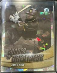 James Wood [Atomic] #SG-17 Baseball Cards 2022 Bowman Chrome Shades of Greatness Prices
