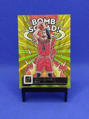 Zach LaVine [Yellow Laser] #15 Basketball Cards 2022 Panini Donruss Bomb Squad Prices