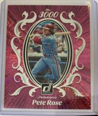 Pete Rose [Pink Fireworks] Baseball Cards 2023 Panini Donruss Mr. 3000 Prices