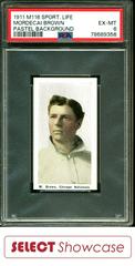 Mordecai Brown [Pastel Background] Baseball Cards 1911 M116 Sporting Life Prices