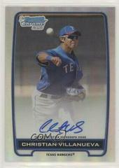 Christian Villanueva [Autograph Refractor] Baseball Cards 2012 Bowman Chrome Prospects Prices