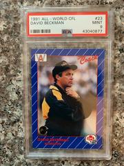 David Beckman Football Cards 1991 All World CFL Prices