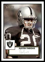 Justin Fargas #236 Football Cards 2006 Topps Heritage Prices