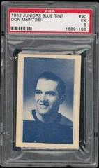 Don McIntosh #90 Hockey Cards 1952 Juniors Blue Tint Prices