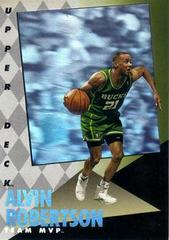 Alvin Robertson #15 Basketball Cards 1992 Upper Deck MVP Holograms Prices
