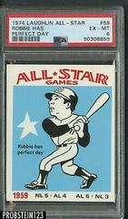 Robbie Has [Perfect Day] Baseball Cards 1974 Laughlin All Star Prices