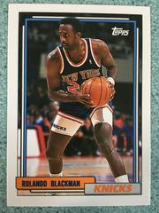 Rolando Blackman Basketball Cards 1992 Topps Prices