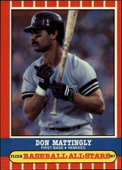 Don Mattingly Baseball Cards 1987 Fleer Baseball All Stars Prices