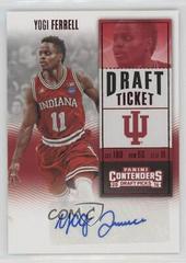 Yogi Ferrell [Autograph Draft Ticket Red Foil] #168 Basketball Cards 2016 Panini Contenders Draft Picks Prices