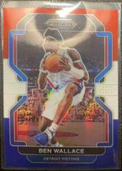Ben Wallace [Blue Wave] Basketball Cards 2021 Panini Prizm Prices