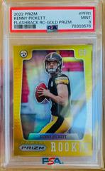 Kenny Pickett [Gold] #PFR-1 Football Cards 2022 Panini Prizm Flashback Rookie Prices