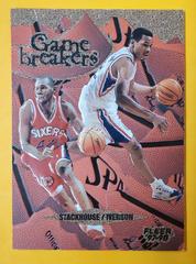 Stackhouse/Iverson Game breakers Basketball Cards 1998 Fleer Prices